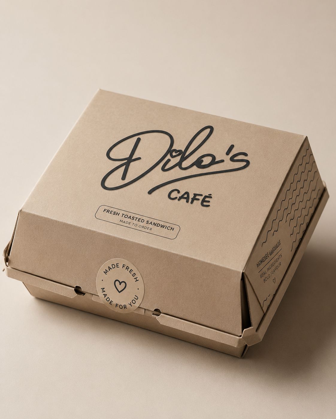 Dilo's Café Box — Fresh Toasted Sandwich